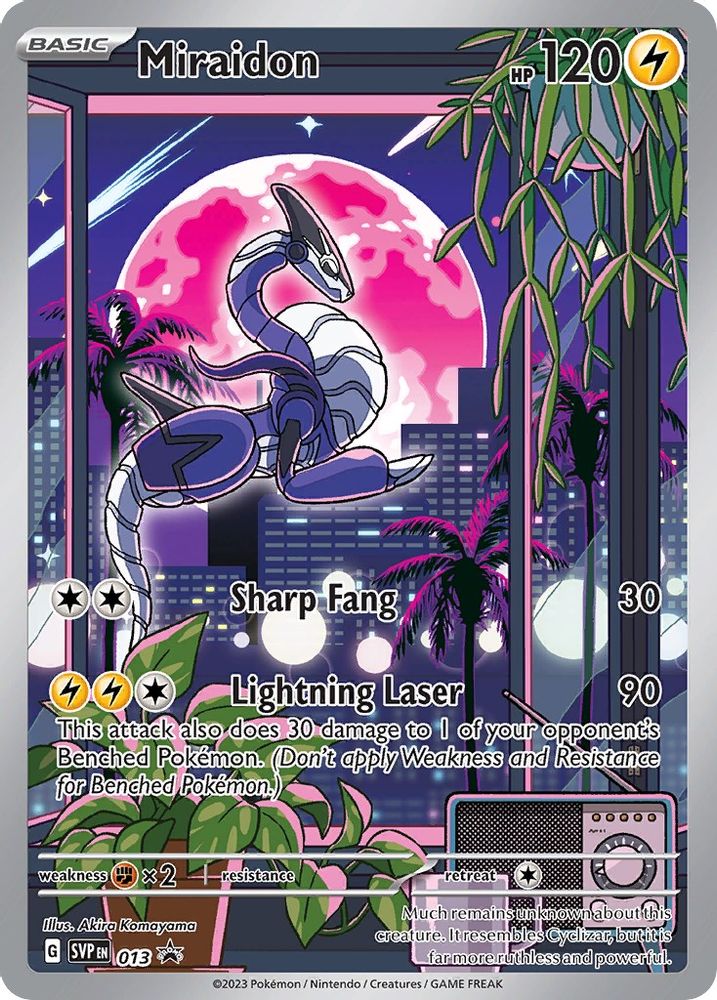 Miraidon 013 Promo Scarlet & Violet Promo Holo NM/M