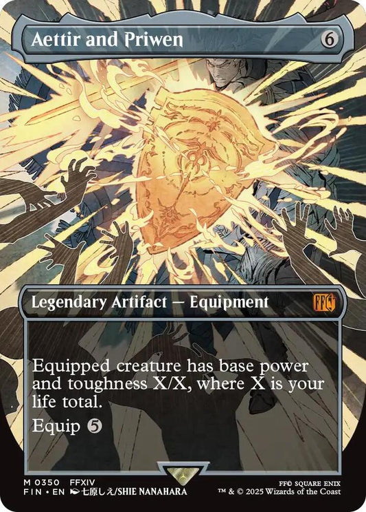 Aettir and Priwen (Borderless) 350 Mythic Foil FINAL FANTASY NM/M