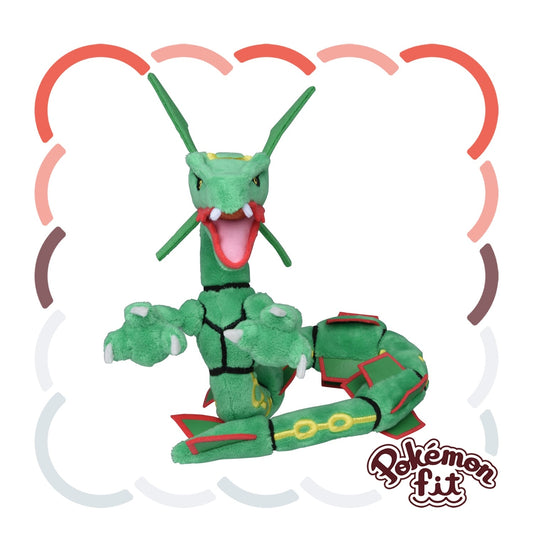 Pokemon Center Exclusive | Pokemon Fit Plush Toy - Rayquaza