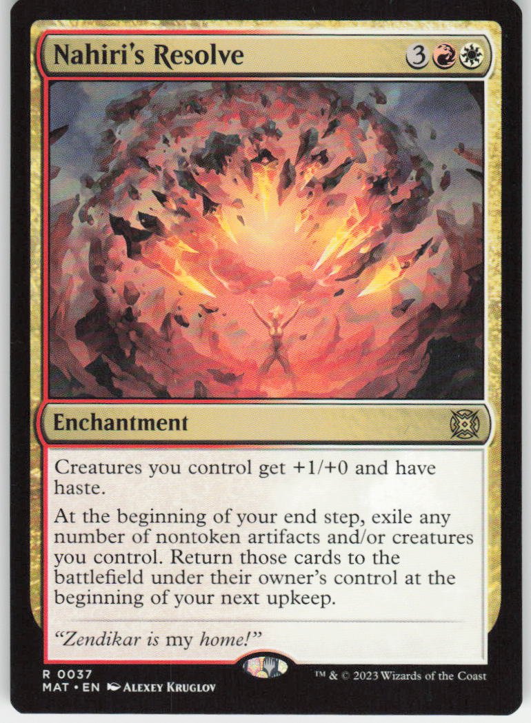 Nahiri's Resolve R March of the Machine: The Aftermath 37 NM