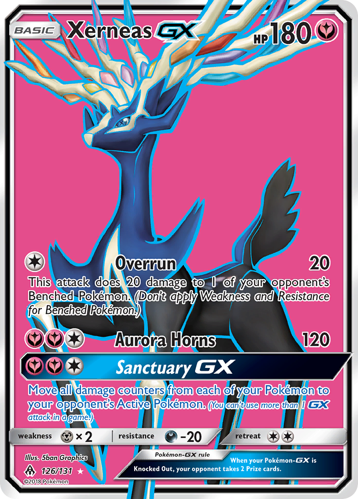 Xerneas GX 126/131 Ultra Rare Forbidden Light NM/M