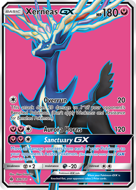 Xerneas GX 126/131 Ultra Rare Forbidden Light NM/M
