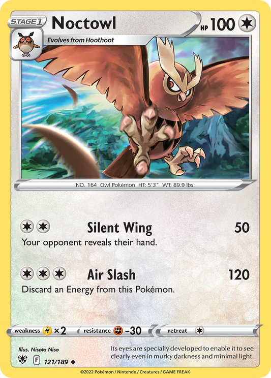 Noctowl 121/189 Uncommon Reverse Holo Astral Radiance NM/LP