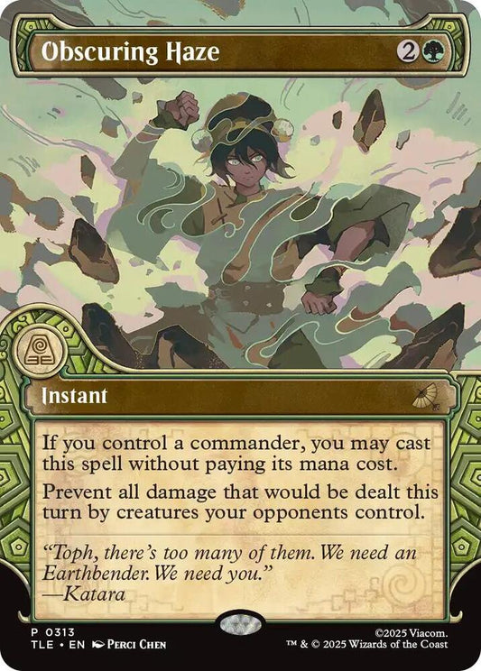 Obscuring Haze (Showcase) 313 Avatar: The Last Airbender: Eternal-Legal NM/M