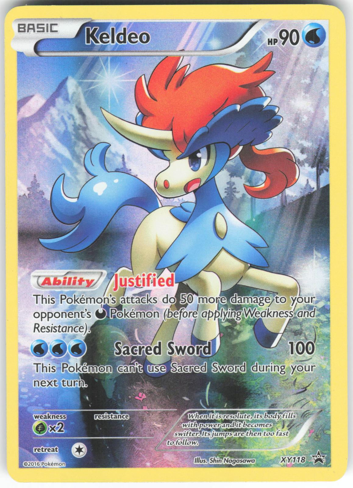 Keldeo XY118 Promo XY Promo Holo MP