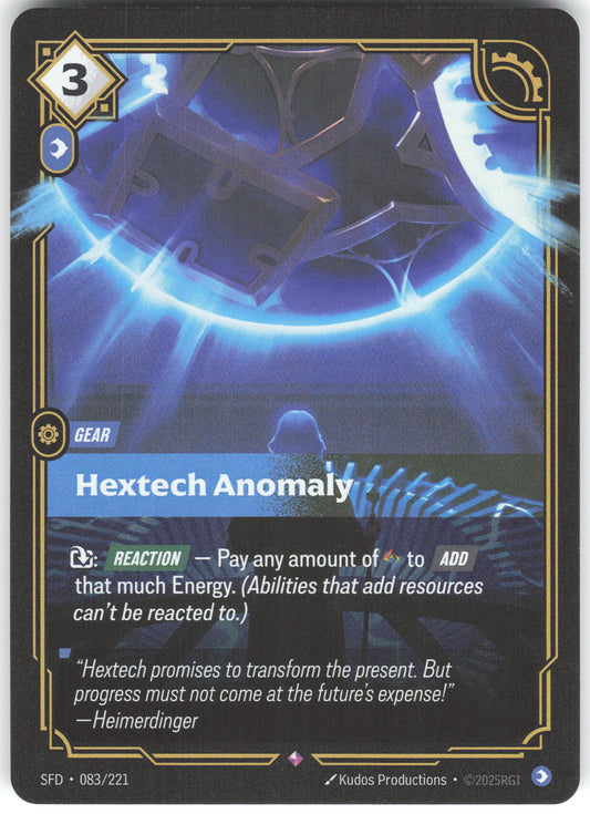 Hextech Anomaly Rare Spiritforged 083/221 NM