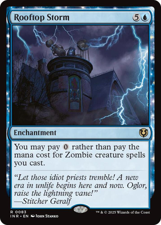 Rooftop Storm 83 Rare Innistrad Remastered NM/M