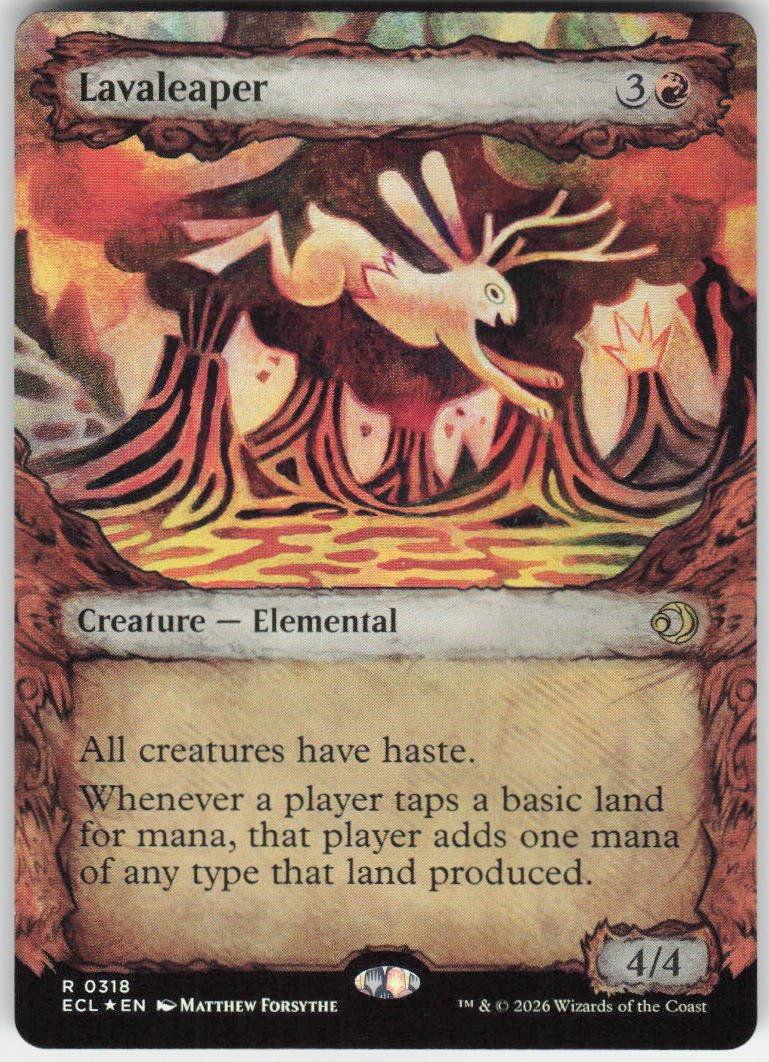 Lavaleaper (Showcase Foil) R Lorwyn Eclipsed 318 NM