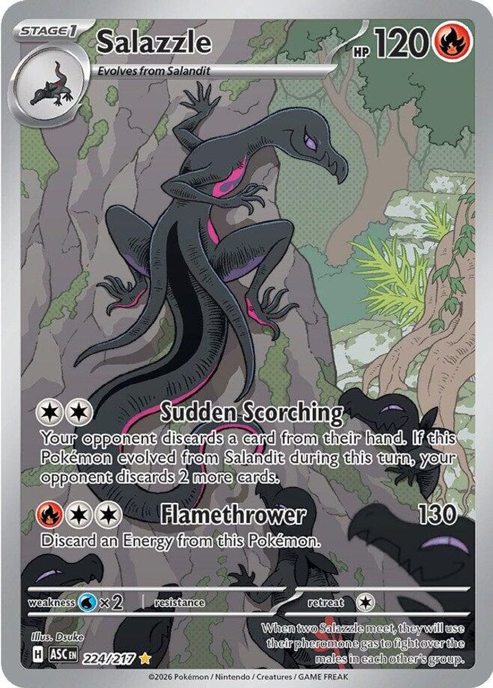 Salazzle 224/217 Illustration Rare Ascended Heroes NM/M