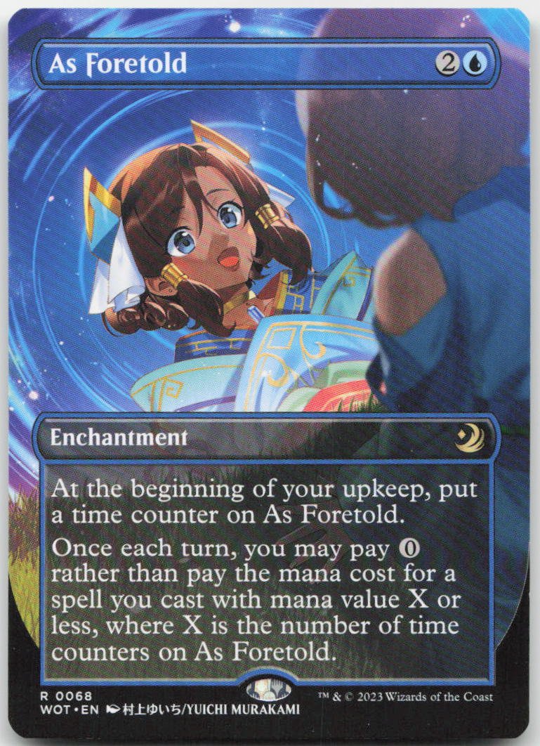 As Foretold (Anime Borderless) R Wilds of Eldraine: Enchanting Tales 68 NM