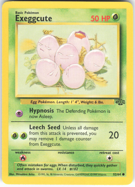Exeggcute 52/64 Common Jungle Unlimited NM/LP