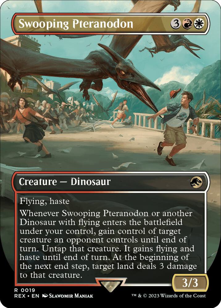 Swooping Pteranodon (Borderless) 19 Universes Beyond: Jurassic World Collection NM/M