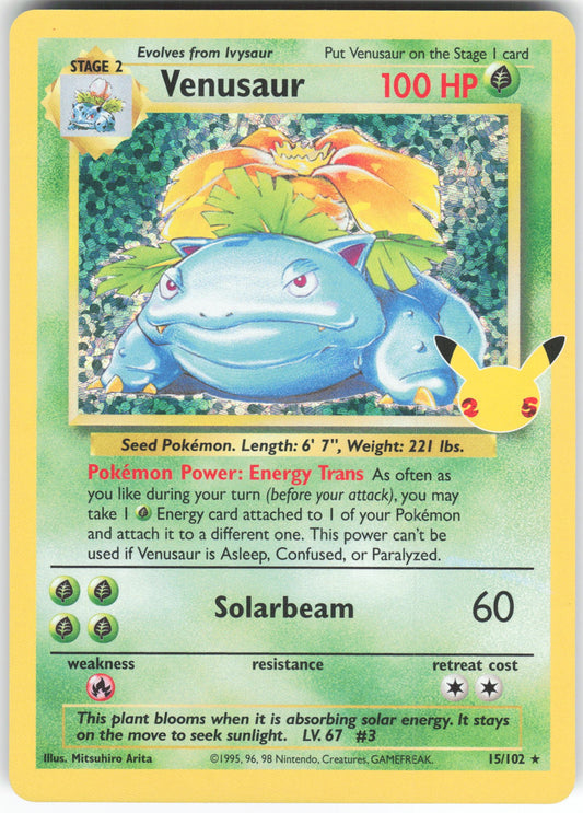 Venusaur Classic Collection Celebrations: Classic Collection 15/102 NM