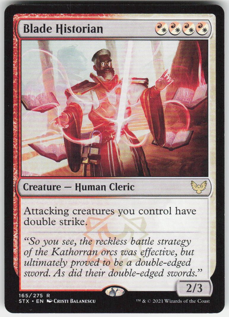 Blade Historian R Strixhaven: School of Mages 165 NM