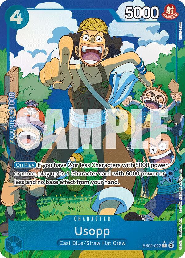 Usopp (Alternate Art) EB02-022 Rare Extra Booster: Anime 25th Collection NM/M