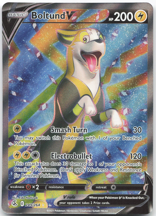 Boltund V (Full Art) Ultra Rare SWSH08: Fusion Strike 249/264 NM