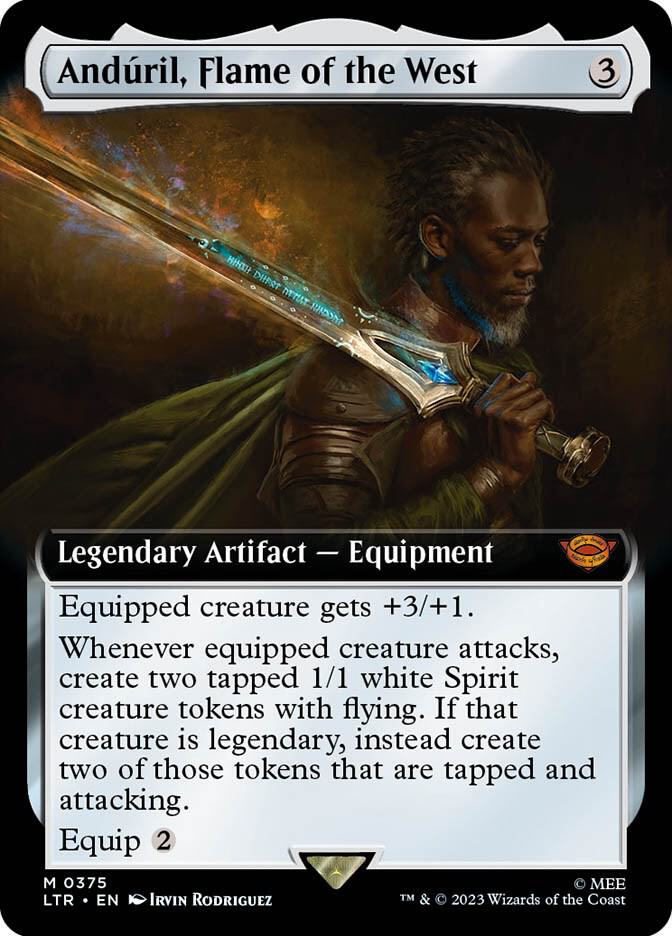 Anduril, Flame of the West (Extended Art) 375 Universes Beyond: The Lord of the Rings: Tales of Middle-earth NM/M