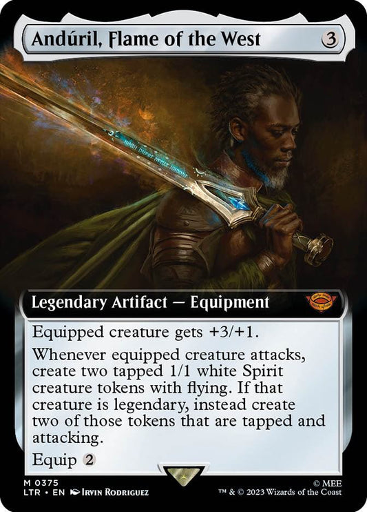 Anduril, Flame of the West (Extended Art) 375 Universes Beyond: The Lord of the Rings: Tales of Middle-earth NM/M