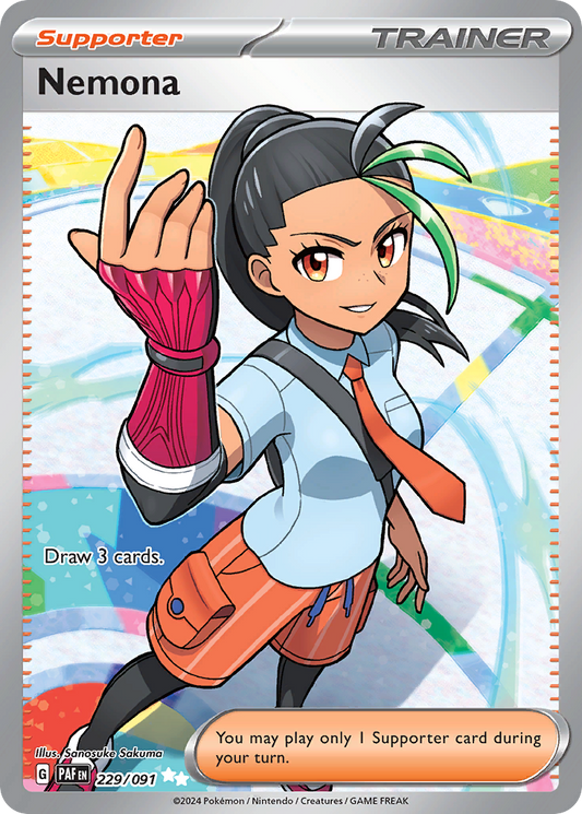 Nemona 229/091 Ultra Rare Paldean Fates NM/M