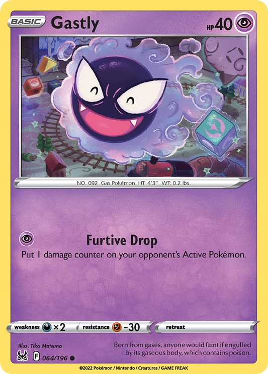 Gastly 064/196 Common Lost Origin NM/M