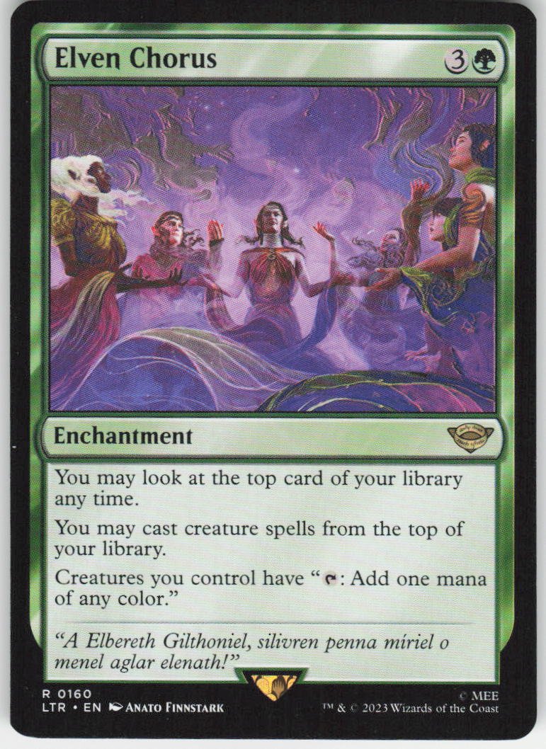 Elven Chorus R Universes Beyond: The Lord of the Rings: Tales of Middle-earth 160 NM