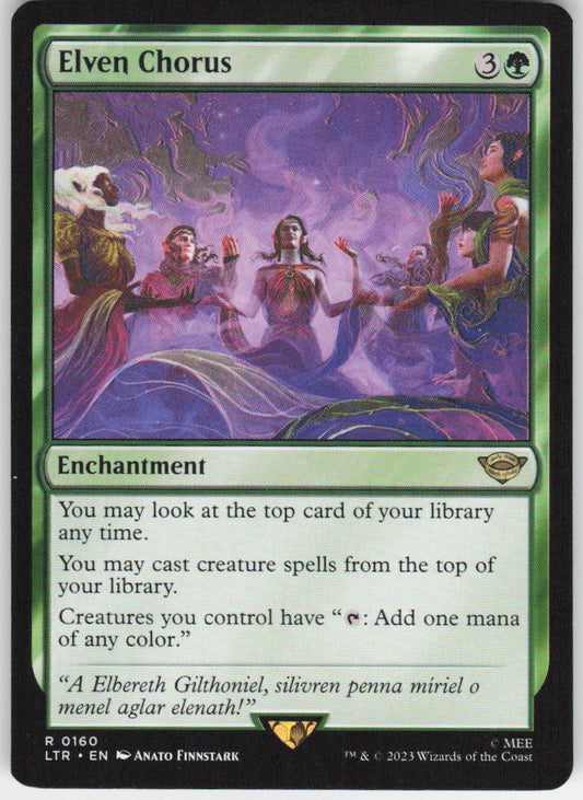 Elven Chorus R Universes Beyond: The Lord of the Rings: Tales of Middle-earth 160 NM