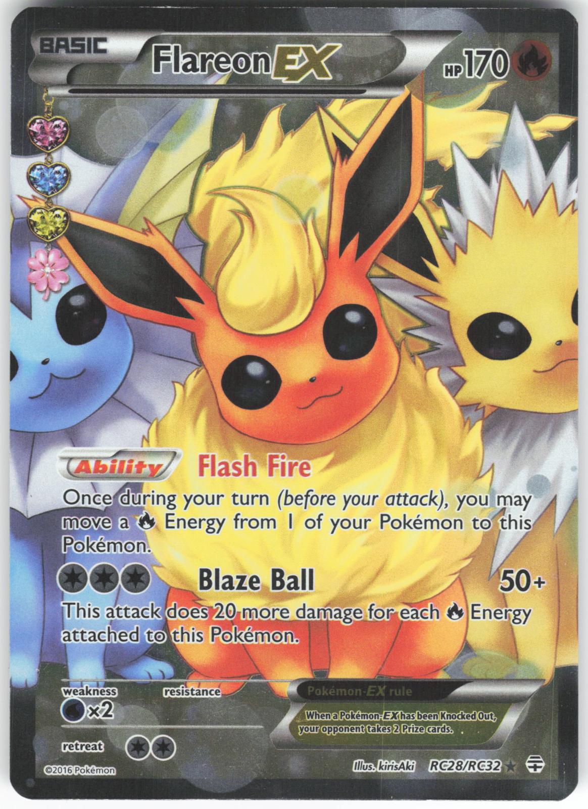 Flareon EX RC28/RC32 Ultra Rare Generations NM/LP
