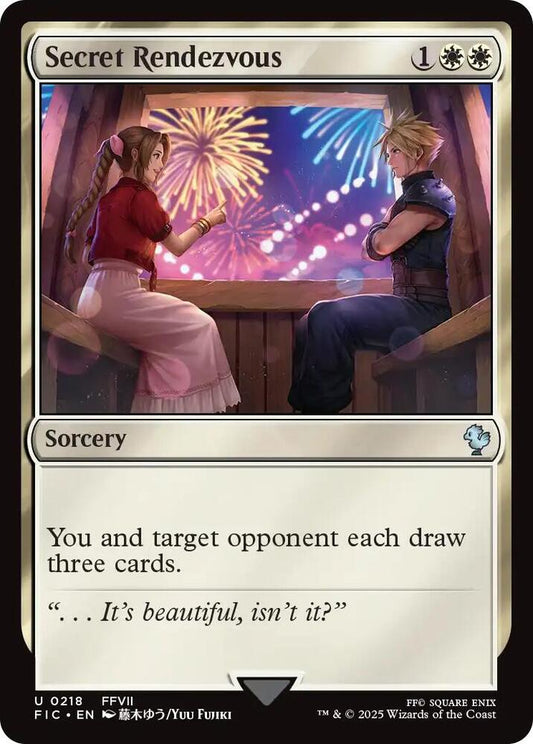 Secret Rendezvous (0218) 218 Foil Uncommon Commander: FINAL FANTASY NM/M