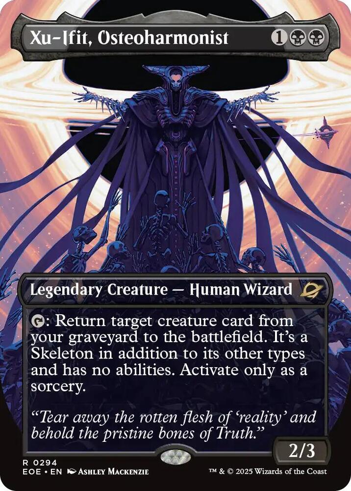 Xu-Ifit, Osteoharmonist (Borderless) 294 Foil Rare Edge of Eternities NM/M