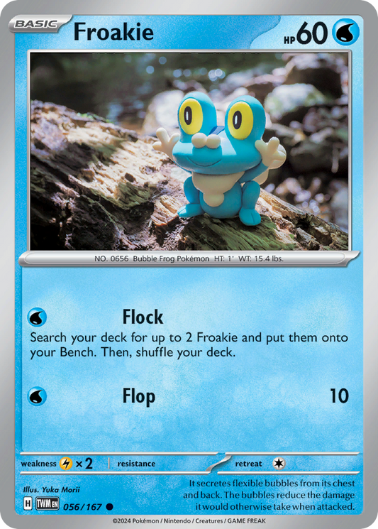 Froakie 056/167 Common Reverse Holo Twilight Masquerade NM/LP