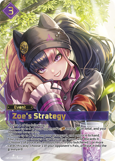 Zoe's Strategy EBP01-095SP SP Dawn of Palpagos NM/M