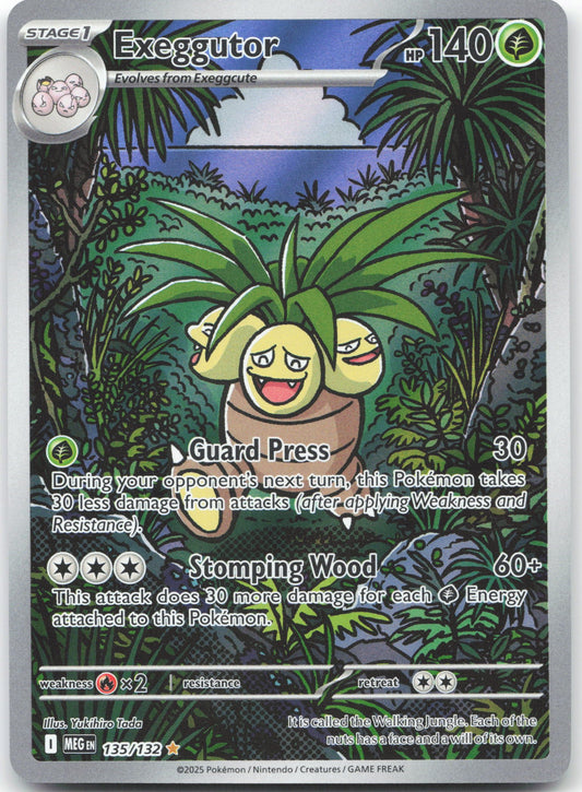 Exeggutor - Illustration Rare ME01: Mega Evolution 135/132 NM