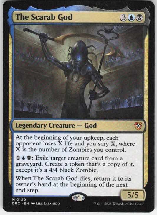 The Scarab God M Commander: Aetherdrift 120 NM