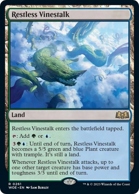 Restless Vinestalk 261 Foil Rare Wilds of Eldraine NM/M