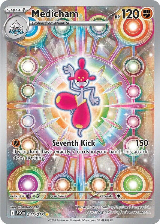 Medicham 241/217 Illustration Rare Ascended Heroes NM/M