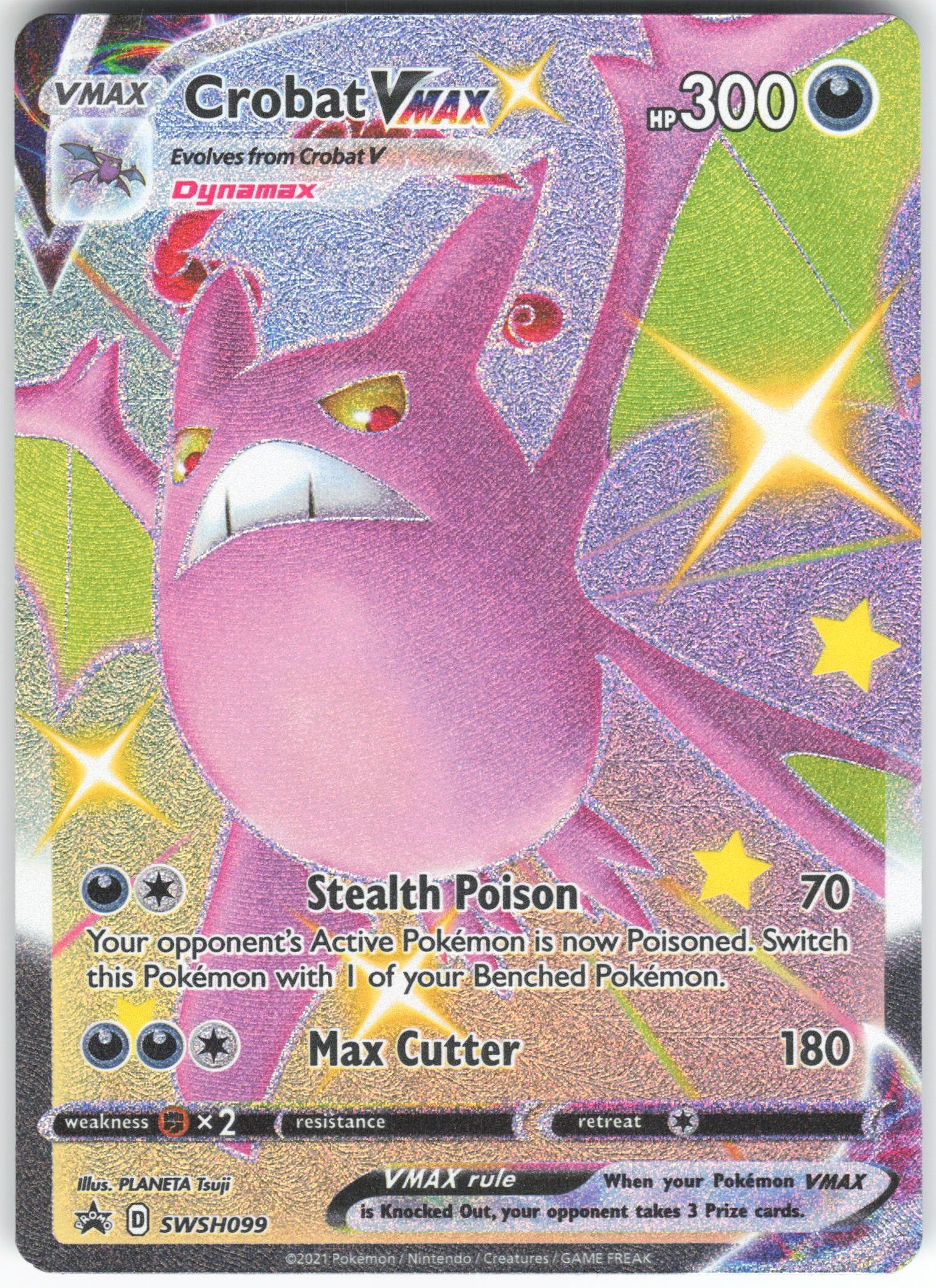 Crobat VMAX - Promo SWSH: Sword & Shield Promo Cards SWSH099 NM