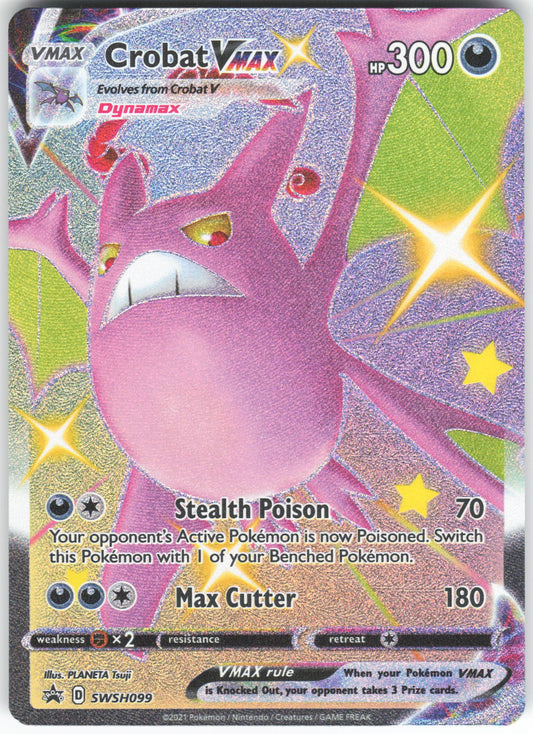 Crobat VMAX - Promo SWSH: Sword & Shield Promo Cards SWSH099 NM