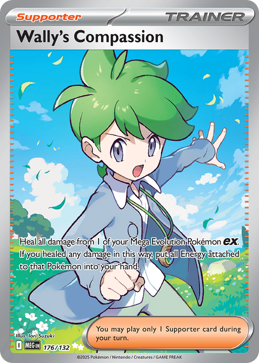 Wally's Compassion 176/132 Ultra Rare Mega Evolution NM/M