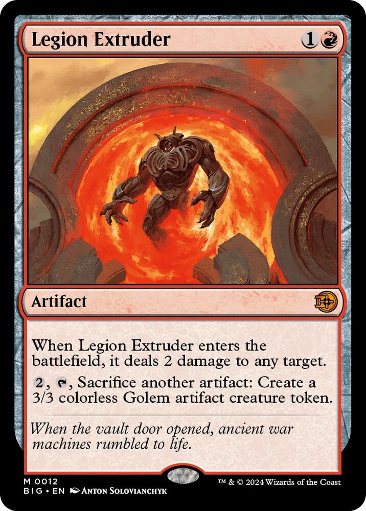 Legion Extruder 12 Mythic Outlaws of Thunder Junction: The Big Score NM/M