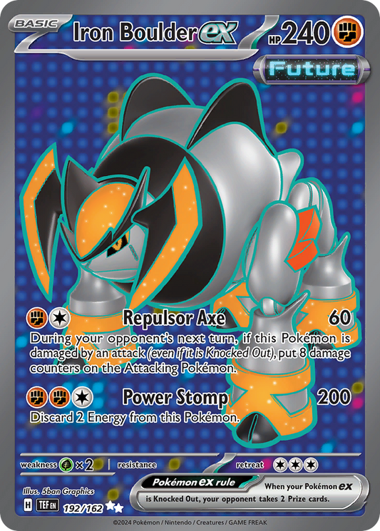 Iron Boulder ex 192/162 Ultra Rare Temporal Forces NM/M
