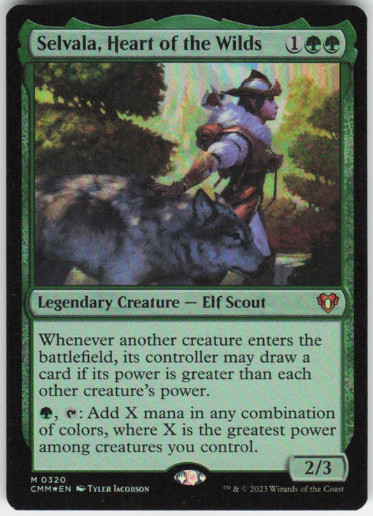 Selvala, Heart of the Wilds M Commander Masters 320 NM