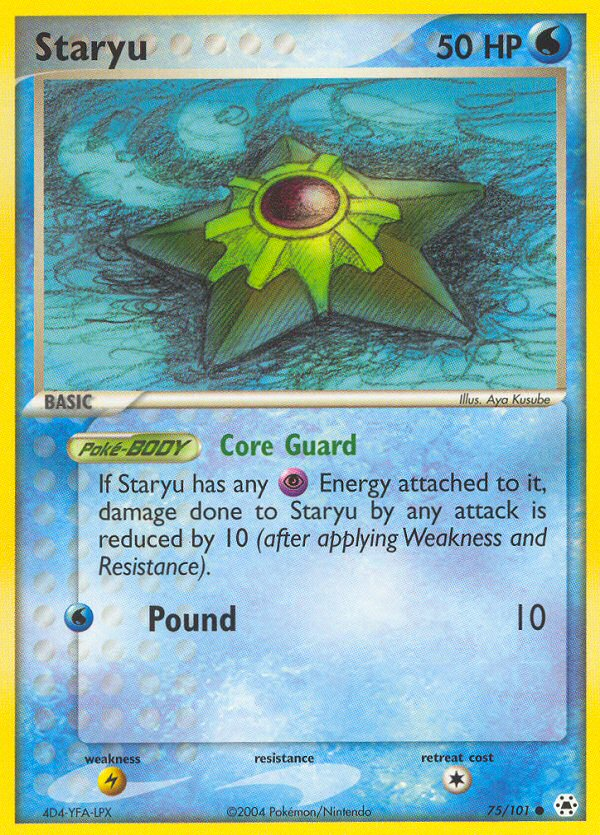 Staryu 75/101 Common Hidden Legends LP