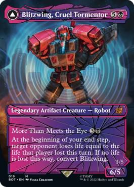 Blitzwing, Cruel Tormentor (Shattered Glass) 19 Universes Beyond: Transformers LP