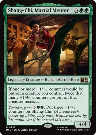 Shang-Chi, Martial Mentor 732 Foil Rare Commander: Marvel Super Heroes NM/M