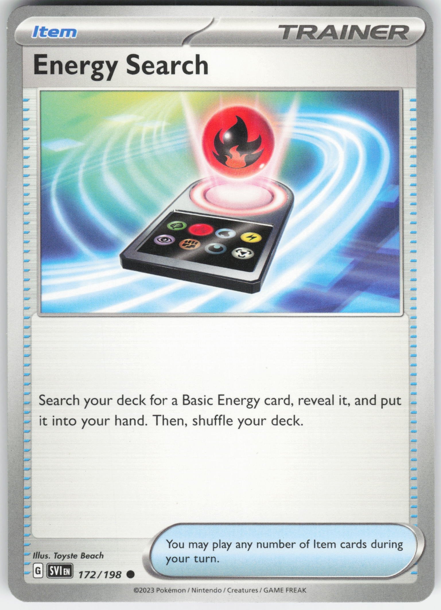 Energy Search Common SV01: Scarlet & Violet Base Set 172/198 NM