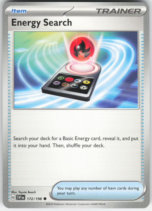 Energy Search Common SV01: Scarlet & Violet Base Set 172/198 NM