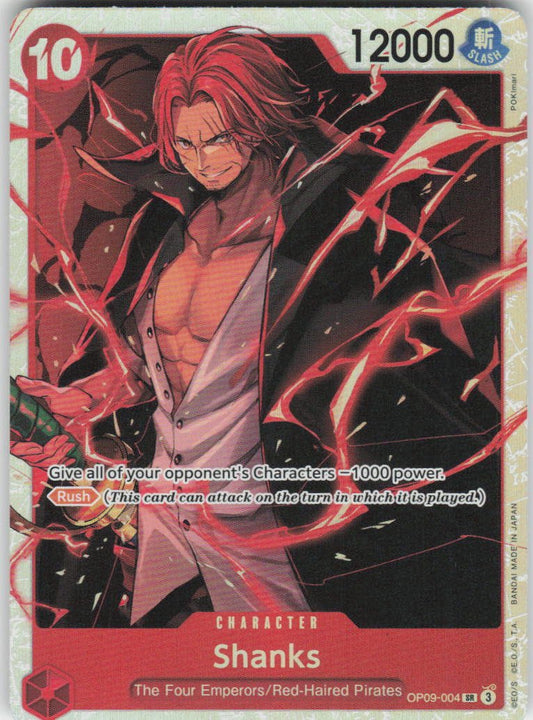 Shanks (004) SR Emperors in the New World OP09-004 NM