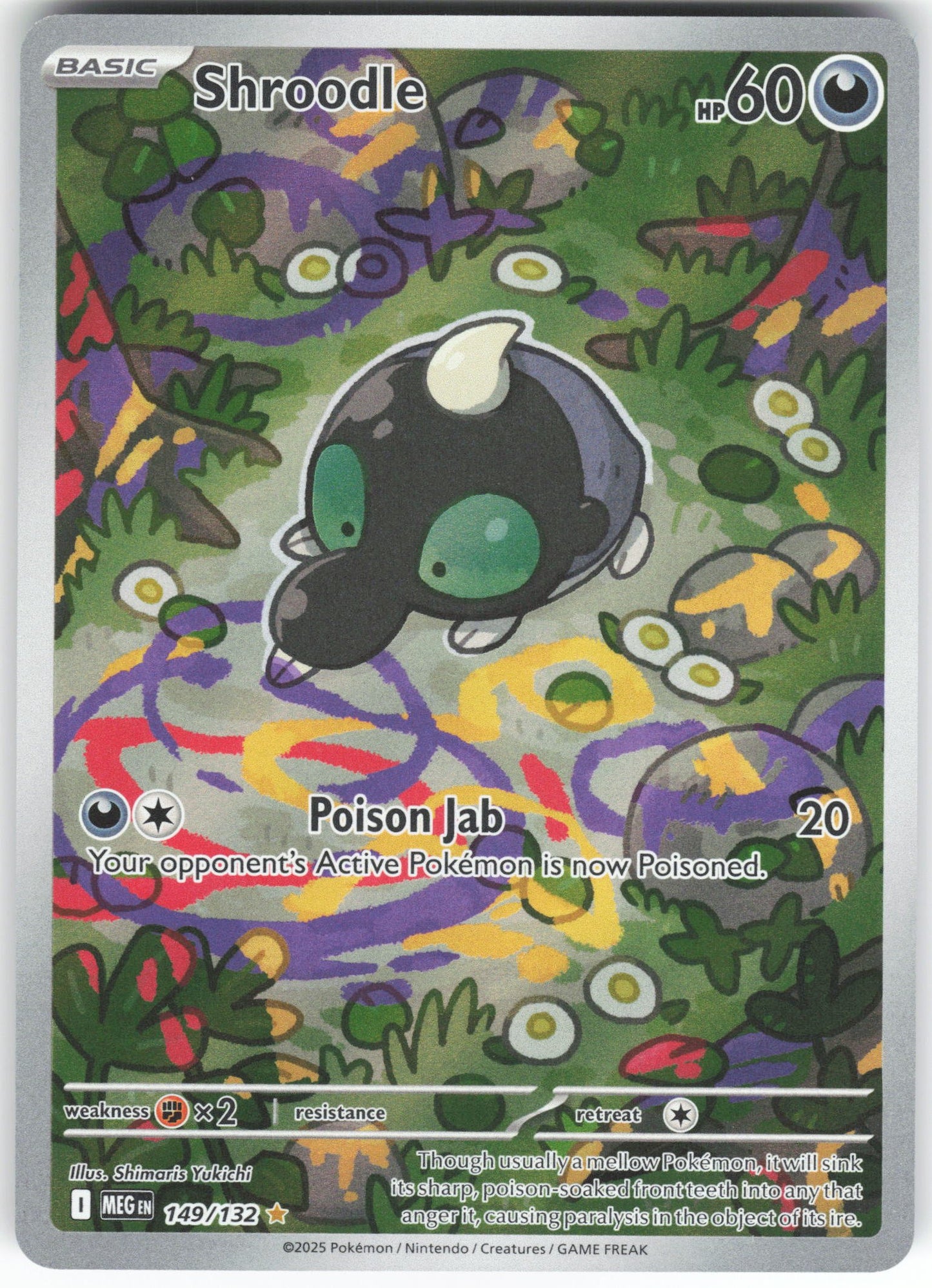 Shroodle - Illustration Rare ME01: Mega Evolution 149/132 NM
