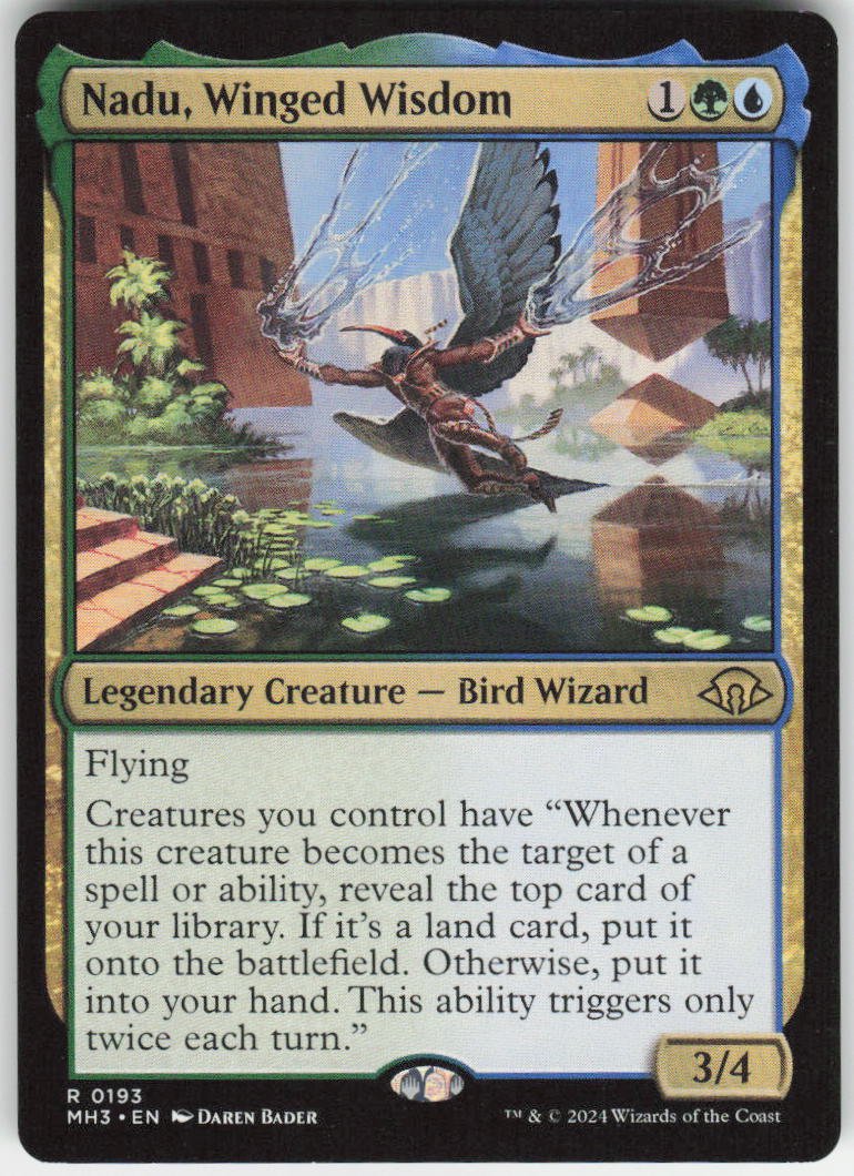 Nadu, Winged Wisdom R Modern Horizons 3 193 NM