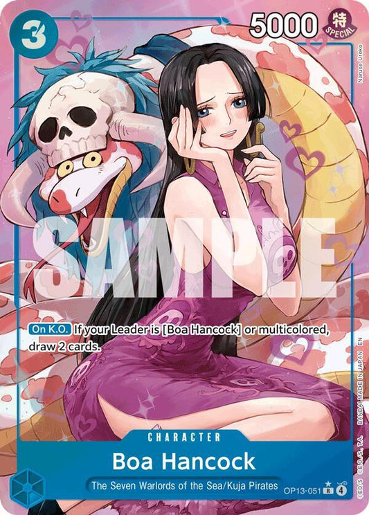 Boa Hancock (Alternate Art) OP13-051 Rare Carrying On His Will NM/M